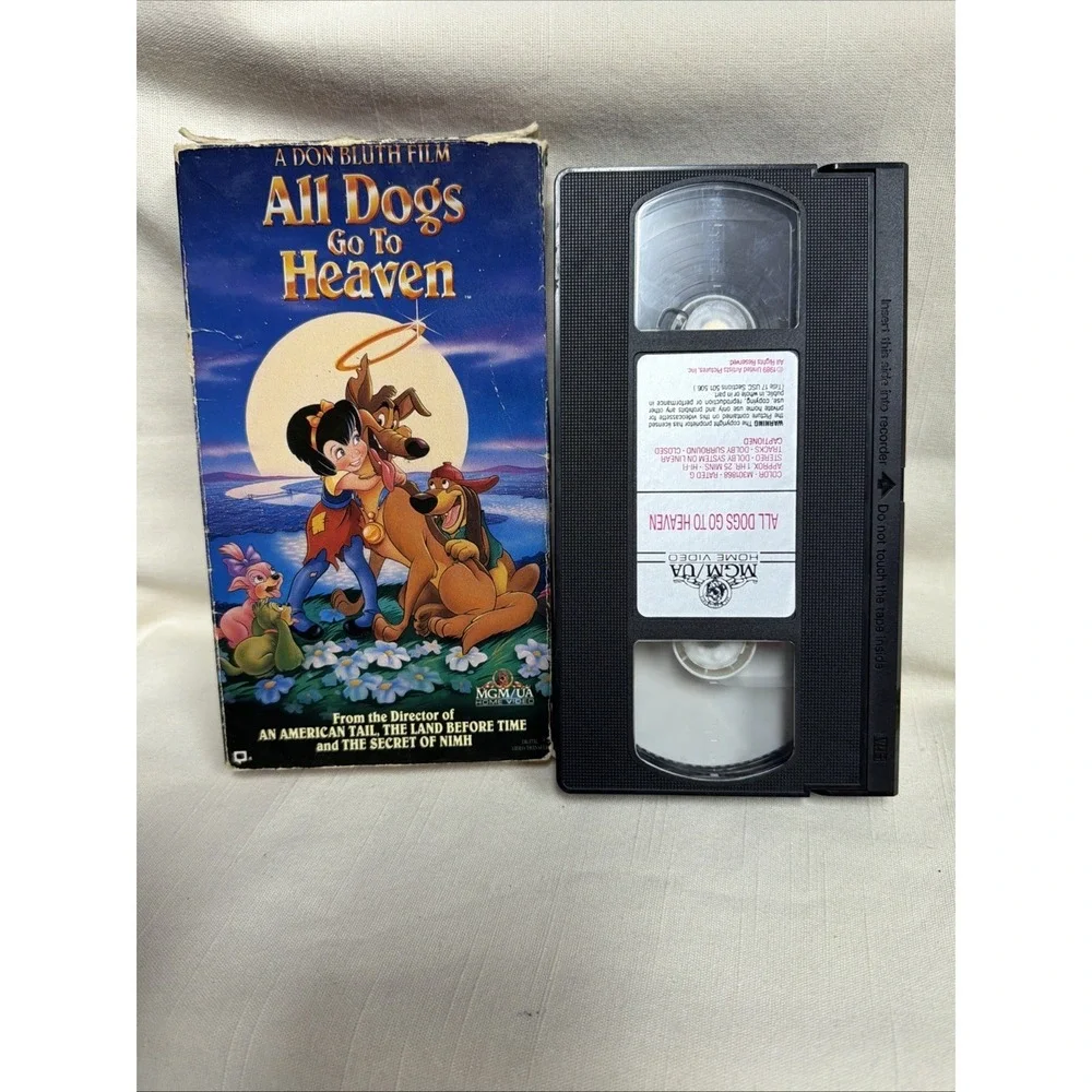 All‎ Dogs Go to Heaven VHS New And Sealed MGM/UA Home Video